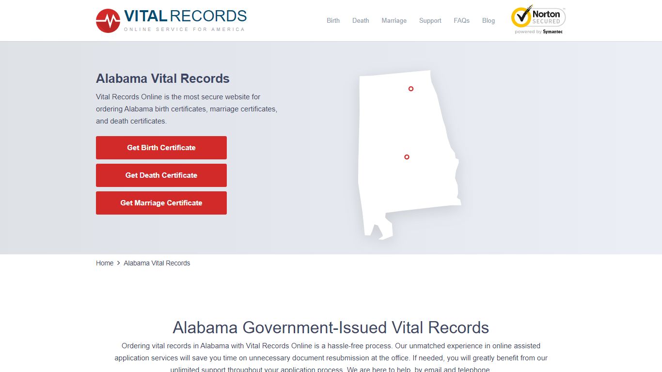 Alabama Vital Records - Vital Records Online